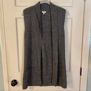 NWOT Talbots Sleeveless Sweater Vest Cardigan